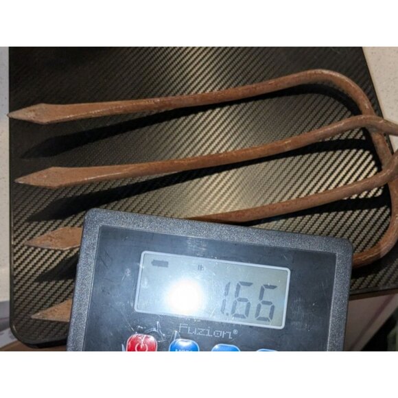 Rustic 4 Tine Pitchfork Head Gardening Wall Decor Folk art Gallery - Picture 8 of 10